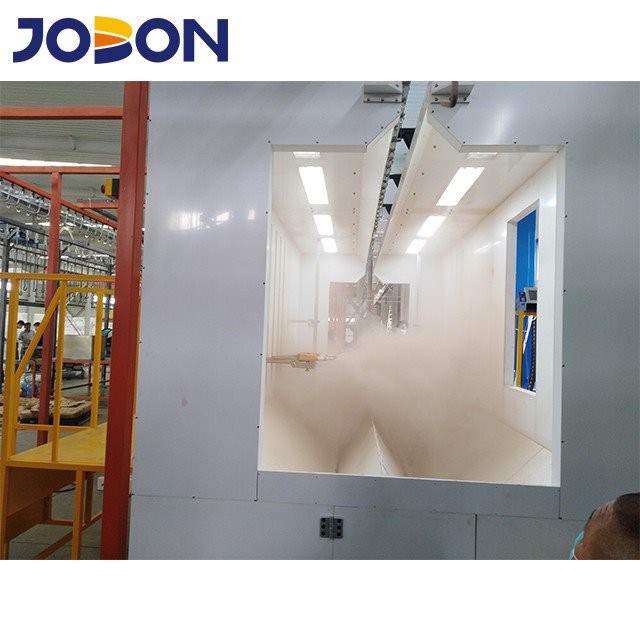 electrostatic enamel line for fireplace