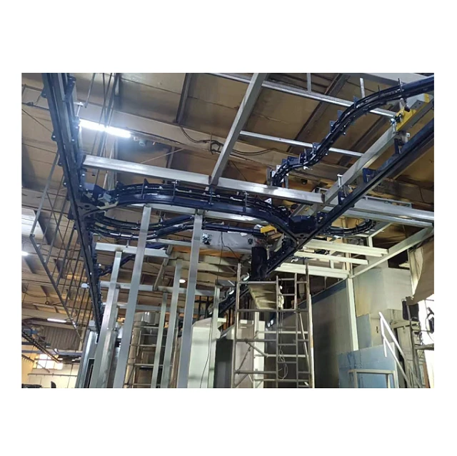 Aluminum Profile Coating Compact Powder & Free Chain Powder Coating Production Line