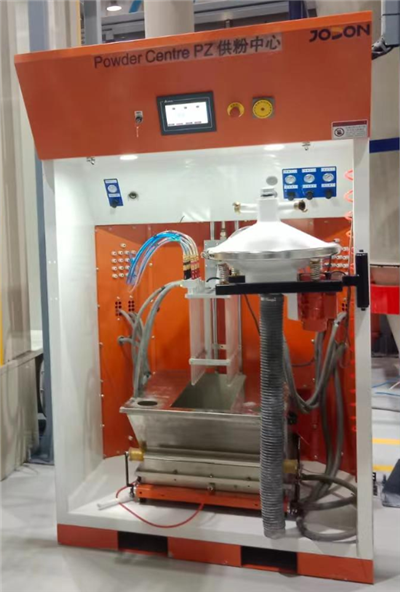 Otomatik toz kaplama hattı için toz merkezi