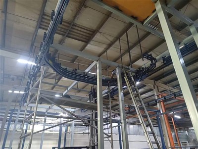 Güç Serbest Zincir Toz Koyma Hattı